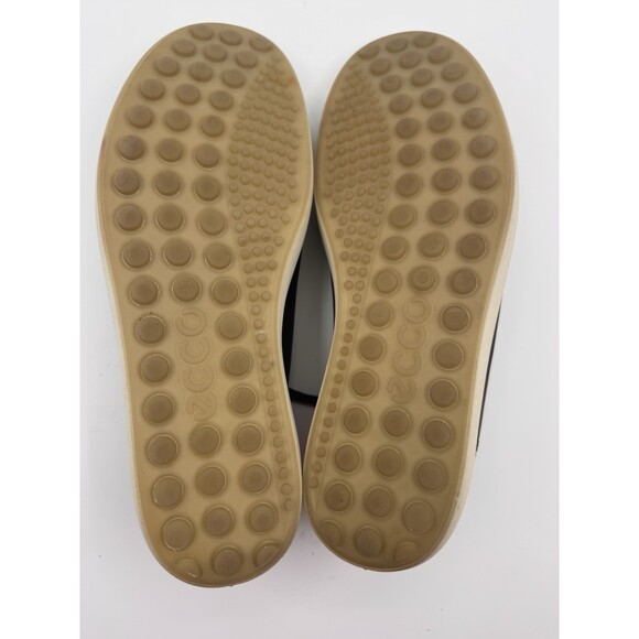 Ecco Sneakers Soft 7 Low Womens Size 9-9.5 Black Casual Walking Lace Up Shoes - Picture 10 of 16